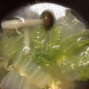 優しい☆白菜の卵スープ